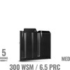300 WSM / 6.5 PRC MDT Metal Magazine - MED - 5 RND