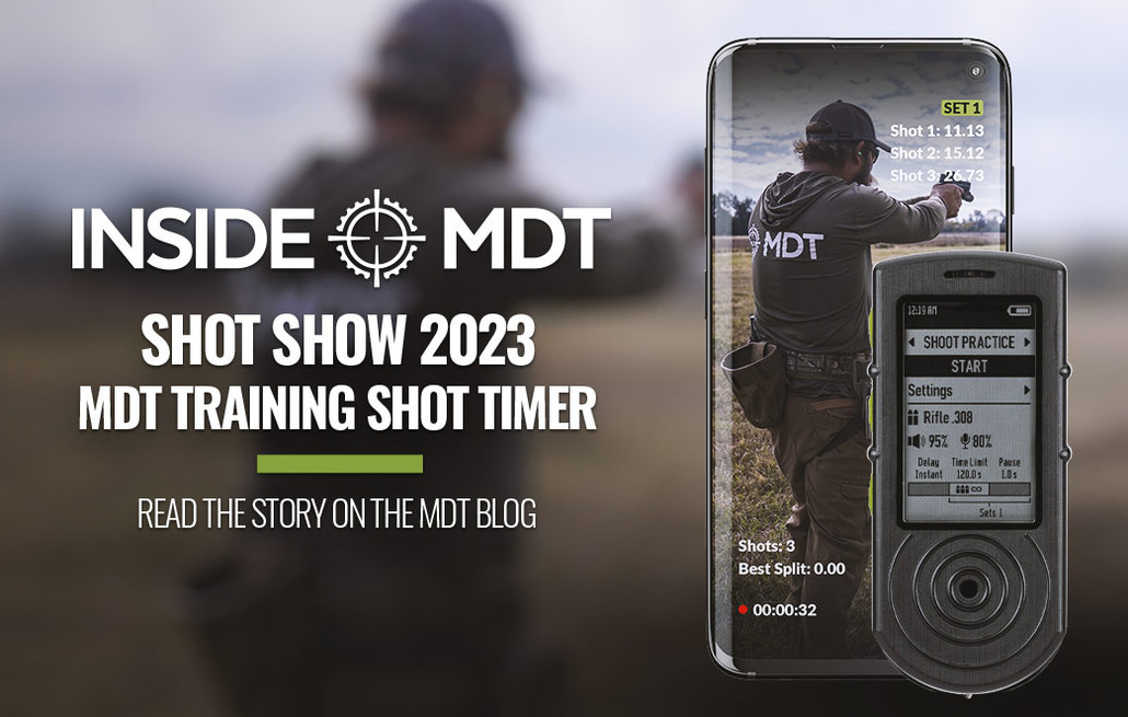 Inside MDT - Shot Show 2023 - MDT Training Shot Timer