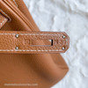 HERMES Kelly 32 Gold Togo Palladium Hw