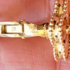 VAN CLEEF & ARPELS Guilloche Vintage Alhambra Earrings 18K YG
