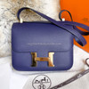 HERMES Constance 24 Bleu Encre Evercolour Gold Hw D/ 2019