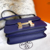 HERMES Constance 24 Bleu Encre Evercolour Gold Hw D/ 2019