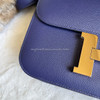 HERMES Constance 24 Bleu Encre Evercolour Gold Hw D/ 2019