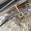HERMES Kelly Cut Pochette Gris Asphalte Swift GHW
