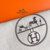 HERMES Kelly Cut Pochette Gris Asphalte Swift GHW
