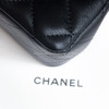 CHANEL 21C Black Lambskin Mini Flap Bag Light Gold Hw