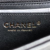 CHANEL 21C Black Lambskin Mini Flap Bag Light Gold Hw