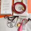 HERMES Kelly 28 Sellier Rose Azalee Epsom GHW *New