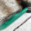 HERMES Kelly Cut Pochette Vert Vertigo Swift PHW