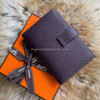 HERMES Bearn Mini Wallet Raisin Epsom GHW *New