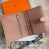 HERMES Bearn Compact Wallet Quebracho Chèvre Mysore Z *New