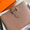 HERMES Bearn Compact Wallet Quebracho Chèvre Mysore Z *New