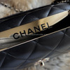 CHANEL 2021 Black Lambskin Small Trendy CC Lt Gold Hw