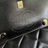 CHANEL 2021 Black Lambskin Small Trendy CC Lt Gold Hw