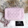 CHANEL 21S Pink Tweed Rectangle Mini LGHW *New