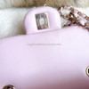 CHANEL 21S Pink Tweed Rectangle Mini LGHW *New