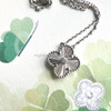 VAN CLEEF & ARPELS 2020 Holiday Pendant Guilloche 18K WG & Diamond