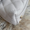 CHANEL 19P Small (Mini) Lt Grey Coco Handle Lt Gold Hw *New
