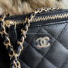 CHANEL Black Caviar Small Vanity Case GHW *New