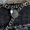 CHANEL 22C Tweed & Braided Calfskin Mini Flap Bag