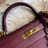 HERMES Kelly 32 Sellier Rouge H Epsom GHW