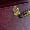 HERMES Kelly 32 Sellier Rouge H Epsom GHW