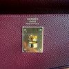 HERMES Kelly 32 Sellier Rouge H Epsom GHW