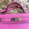 HERMES Mini Kelly II Magnolia Epsom PHW