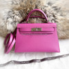 HERMES Mini Kelly II Magnolia Epsom PHW