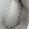 HERMES Mini Bolide Gris Perle Evercolor GHW