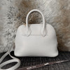 HERMES Mini Bolide Gris Perle Evercolor GHW