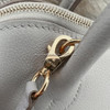 HERMES Mini Bolide Gris Perle Evercolor GHW