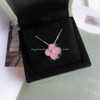 VAN CLEEF & ARPELS 2021 Holiday Pendant Rhodonite RG *New