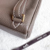 HERMES Kelly Ado II Backpack Etoupe Clemence GHW