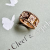VAN CLEEF & ARPELS Perlée Clovers Ring 18K RG Diamonds 55