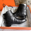 HERMES Neo Ankle Boot 37 Noir *New