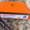 HERMES 2022 Mini Pop H Earrings Blanc GHW *New