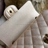 CHANEL 21P Iridescent Gold Mini Flap LGHW