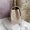 CHANEL 21P Iridescent Gold Mini Flap LGHW