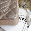 CHANEL 21P Iridescent Gold Mini Flap LGHW