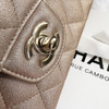 CHANEL 21P Iridescent Gold Mini Flap LGHW