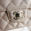 CHANEL 21P Iridescent Gold Mini Flap LGHW