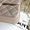 CHANEL 21P Iridescent Gold Mini Flap LGHW