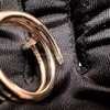 CARTIER JUC Juste un Clou Ring 18K RG Diamonds 50