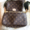 LOUIS VUITTON Multi Pochette Accessoires Khaki