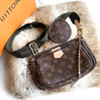 LOUIS VUITTON Multi Pochette Accessoires Khaki
