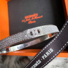 HERMES H d'Ancre Bracelet Pavé Diamonds ST