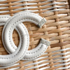 CHANEL 19S Wicker/ Rattan Vanity Case