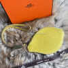 HERMES Tutti Frutti Lemon Coin Purse/ Charm Chèvre Mysore