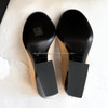 CHANEL 22A Runway Pearl Embellished Shoes 35.5 Beige/ Black *New